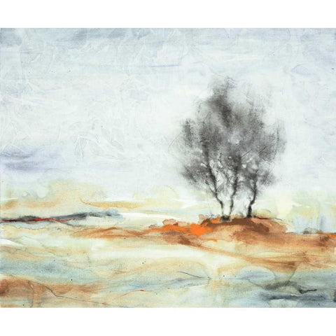 Tunnelscape 4 Black Modern Wood Framed Art Print by Dag, Inc.