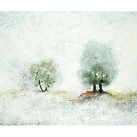 Tunnelscape 7 Black Modern Wood Framed Art Print with Double Matting by Dag, Inc.