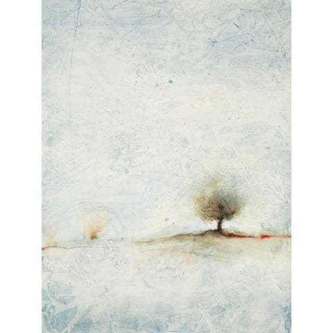 Tunnelscape 21 Black Modern Wood Framed Art Print by Dag, Inc.