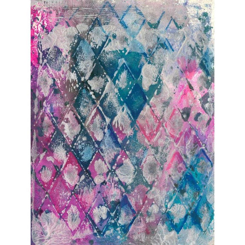 Wired For Spring II White Modern Wood Framed Art Print by Combs, Joyce