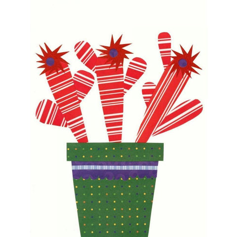 Cheerful Succulent V Gold Ornate Wood Framed Art Print with Double Matting by Moore, Regina