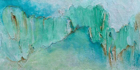 Break Through I Black Ornate Wood Framed Art Print with Double Matting by Finch, Sheila