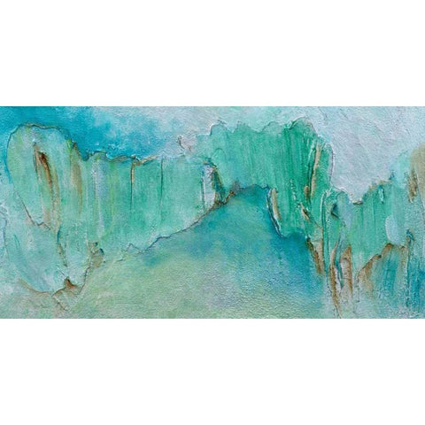 Break Through I Black Modern Wood Framed Art Print by Finch, Sheila