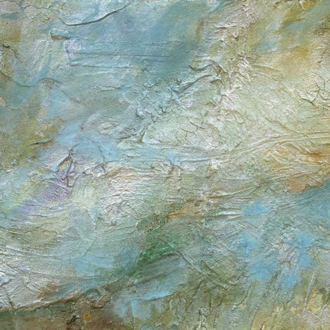 Pastel Currents I Black Modern Wood Framed Art Print by Finch, Sheila