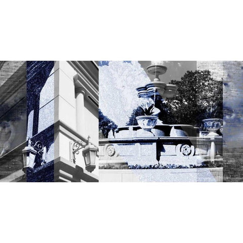 Architecture Collage II White Modern Wood Framed Art Print by Jasper, Sisa