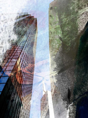 Dallas Architecture III White Modern Wood Framed Art Print with Double Matting by Jasper, Sisa