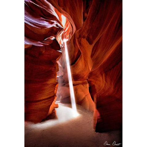 Sun Shining Through Canyon VI Black Modern Wood Framed Art Print by Drost, David