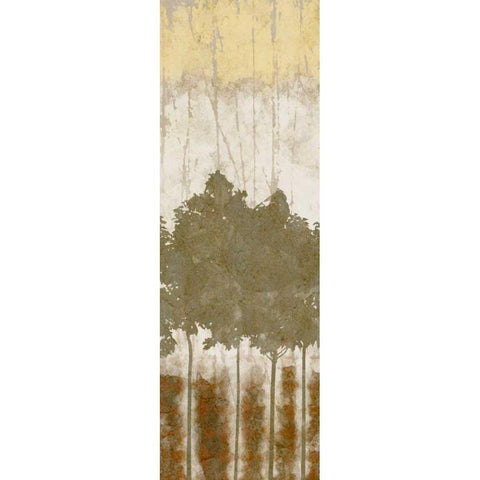 Natures Quartet II Gold Ornate Wood Framed Art Print with Double Matting by Saunders, Alonzo