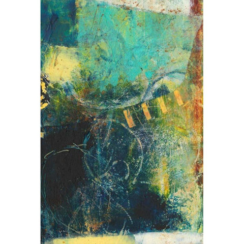 Underlying I Gold Ornate Wood Framed Art Print with Double Matting by Jachimiec, Sue