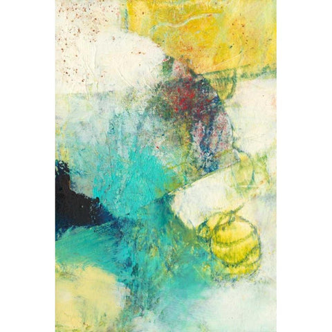 Underlying II Black Modern Wood Framed Art Print by Jachimiec, Sue