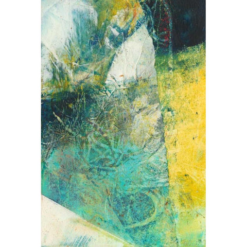 Underlying III White Modern Wood Framed Art Print by Jachimiec, Sue