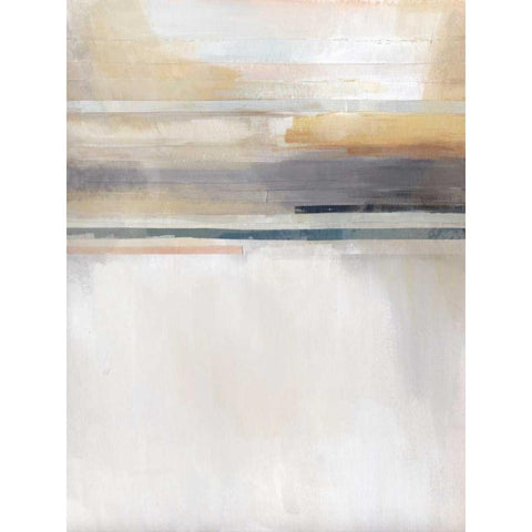 Sandy Coast II Black Modern Wood Framed Art Print by Jerry, Alison