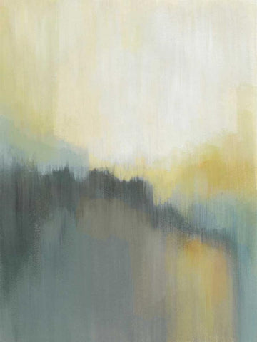 Early Morning Dew I White Modern Wood Framed Art Print with Double Matting by Jerry, Alison