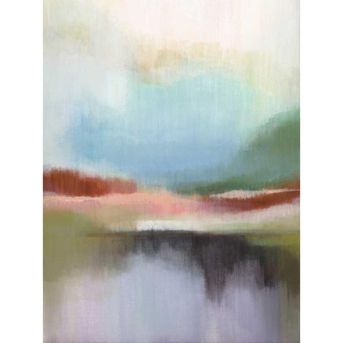 Spring Lake I Gold Ornate Wood Framed Art Print with Double Matting by Jerry, Alison