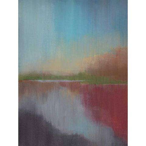 Canyon Mist II White Modern Wood Framed Art Print by Jerry, Alison