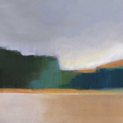 Solitude I Black Modern Wood Framed Art Print by Jerry, Alison