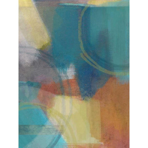 East Wind II Black Modern Wood Framed Art Print by Jerry, Alison