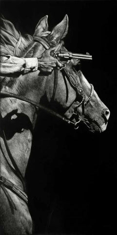 Getaway Vehicle II White Modern Wood Framed Art Print with Double Matting by Chapman, Julie T.