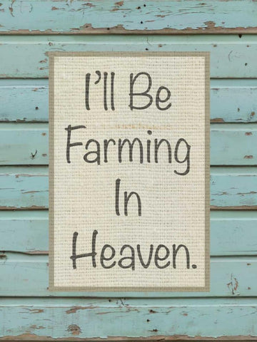 Farm Sentiment I Black Ornate Wood Framed Art Print with Double Matting by Saunders, Alonzo