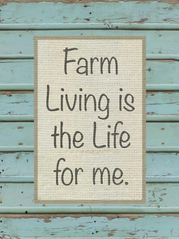 Farm Sentiment II Black Ornate Wood Framed Art Print with Double Matting by Saunders, Alonzo