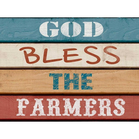 Farm Sentiment III Gold Ornate Wood Framed Art Print with Double Matting by Saunders, Alonzo