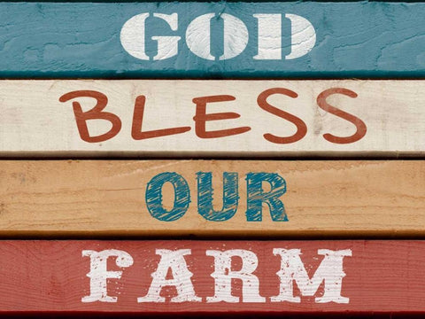 Farm Sentiment IV Black Ornate Wood Framed Art Print with Double Matting by Saunders, Alonzo