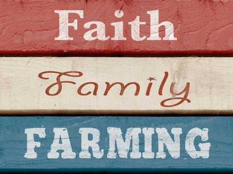 Farm Sentiment V White Modern Wood Framed Art Print with Double Matting by Saunders, Alonzo