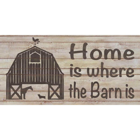 Home and Farm III Gold Ornate Wood Framed Art Print with Double Matting by Saunders, Alonzo