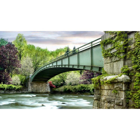 Farm and Country III Gold Ornate Wood Framed Art Print with Double Matting by McLoughlin, James