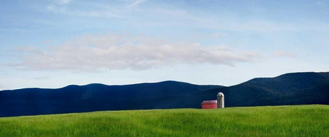 Farm and Country VIII White Modern Wood Framed Art Print with Double Matting by McLoughlin, James