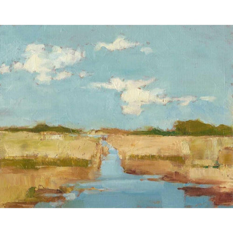 Summer Wetland I Gold Ornate Wood Framed Art Print with Double Matting by Harper, Ethan