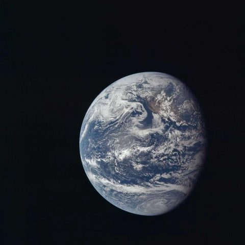 Space Photography II Black Modern Wood Framed Art Print by Unknown