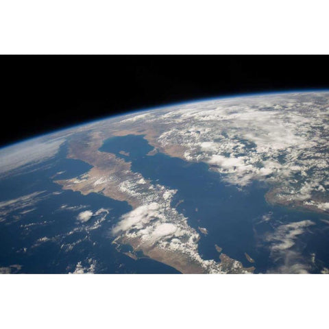 Space Photography XI Gold Ornate Wood Framed Art Print with Double Matting by Unknown