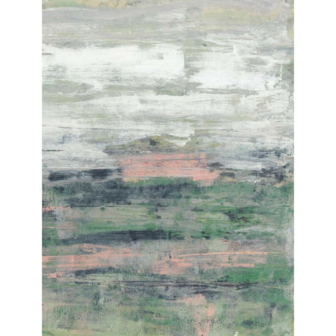 Paynes Blush II Black Modern Wood Framed Art Print by Goldberger, Jennifer