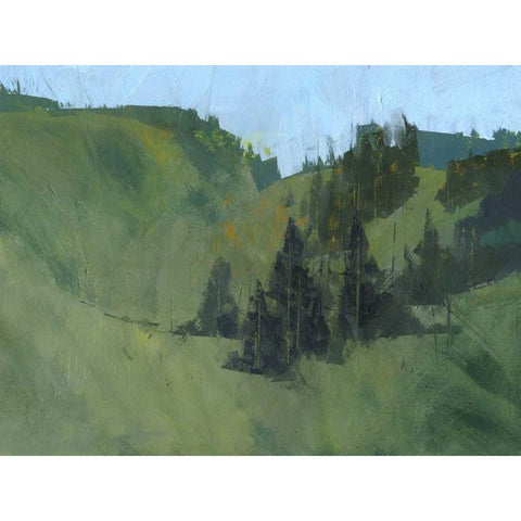 Radnor Walk Black Modern Wood Framed Art Print by Bailey, Paul