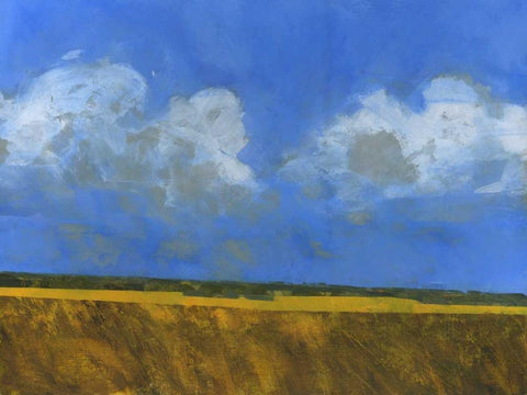 Warm Autumn Black Ornate Wood Framed Art Print with Double Matting by Bailey, Paul