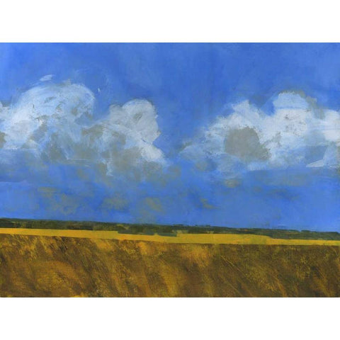 Warm Autumn Black Modern Wood Framed Art Print by Bailey, Paul