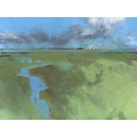 Back Water High Tide Black Modern Wood Framed Art Print by Bailey, Paul