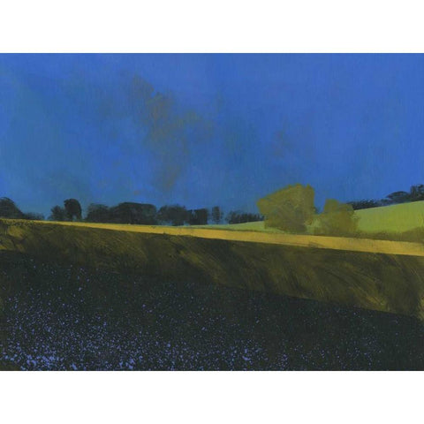 Dark Earth White Modern Wood Framed Art Print by Bailey, Paul