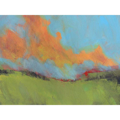 Last of Light Black Modern Wood Framed Art Print by Bailey, Paul