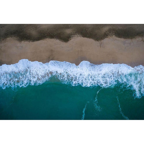 Custom Hawaii View II White Modern Wood Framed Art Print by Mead, Adam