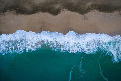 Custom Hawaii View II Black Ornate Wood Framed Art Print with Double Matting by Mead, Adam