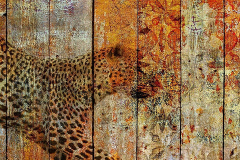 Runner White Modern Wood Framed Art Print with Double Matting by Orlov, Irena