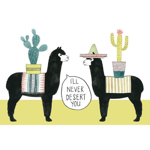 Lets Taco Bout Love II Gold Ornate Wood Framed Art Print with Double Matting by Popp, Grace