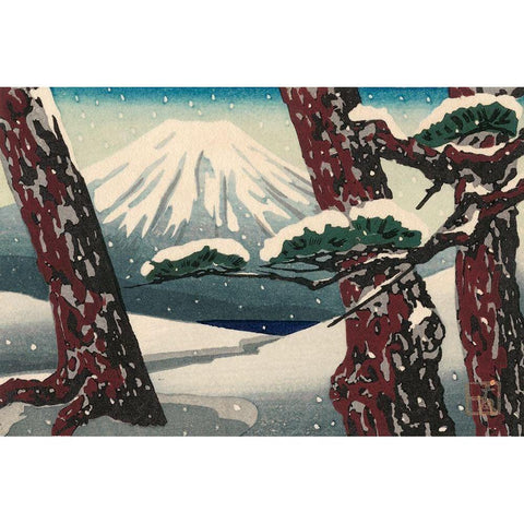 Iconic Japan II White Modern Wood Framed Art Print by Unknown