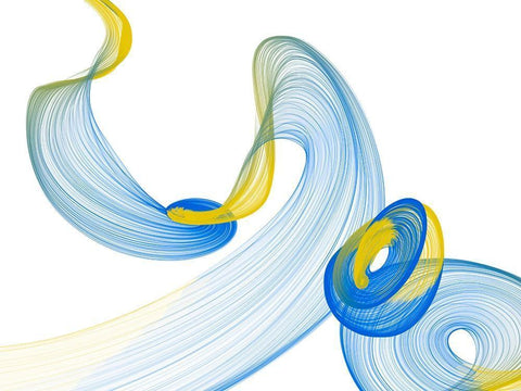 Touching Light I White Modern Wood Framed Art Print with Double Matting by Orlov, Irena