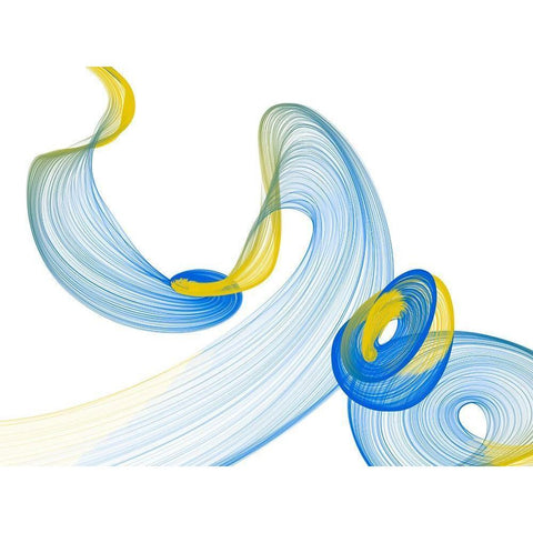 Touching Light I White Modern Wood Framed Art Print by Orlov, Irena