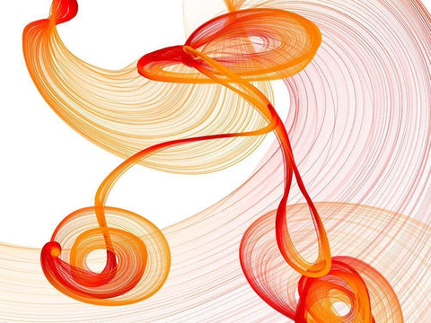 Touching Light III Black Ornate Wood Framed Art Print with Double Matting by Orlov, Irena