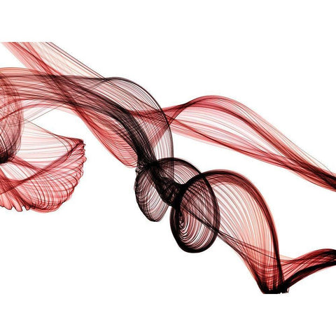 Invisible World II White Modern Wood Framed Art Print by Orlov, Irena