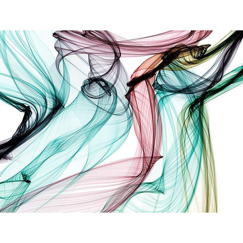 Invisible World V White Modern Wood Framed Art Print by Orlov, Irena